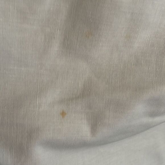 Vintage baby/toddler white duvet cover with painted on teddy bears & flowers - Picture 6 of 8